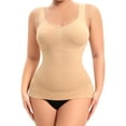 thumbnail image 1 of Lilvigor Tummy Control Camisole for Women Shapewear Tank Tops with Built in Bra Slimming Compression Top Vest Seamless Body Shaper, 1 of 7