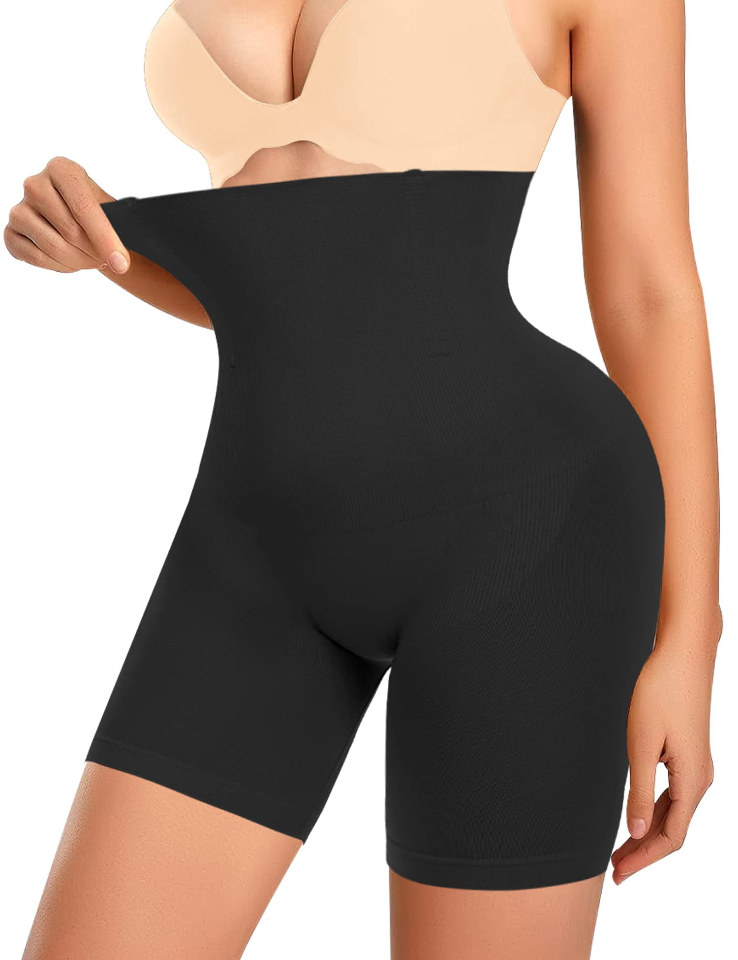 Lilvigor Tummy Control Shapewear Shorts for Women High Waisted Body Shaper  Shaping Underwear Slip Shorts Under Dresses