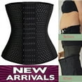 thumbnail image 1 of Lilvigor Waist Shapers Women's Waist Cincher Trainer, Adjustable Tummy Control Corset, Black, 1 of 6