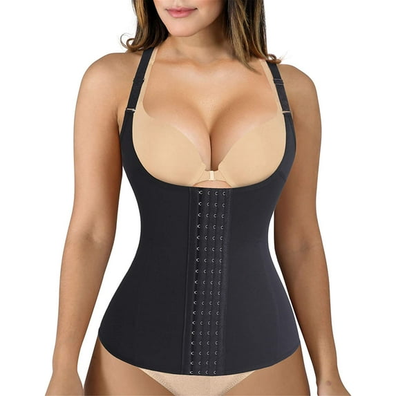 Lilvigor Waist Trainer Cincher Underbust Corset for Weight Loss Sport Workout Body Shaper with Adjustable Straps