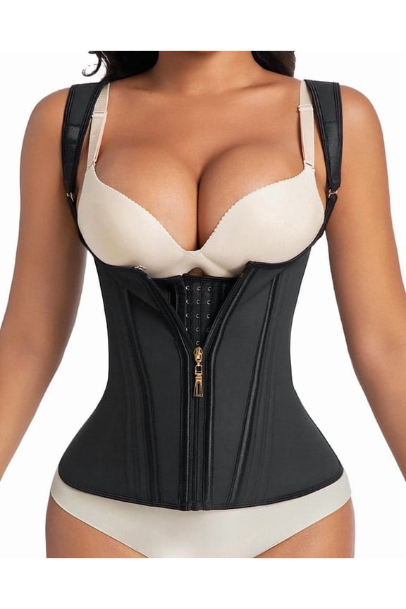 Waist Trainer Corset for Women Tummy Control Sport Girdle Hourglass Waist Cincher Body Shaper with Steel Boned