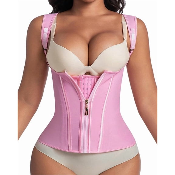 Lilvigor Waist Trainer Corset for Women Tummy Control Sport Girdle Hourglass Waist Cincher Body Shaper with Steel Boned