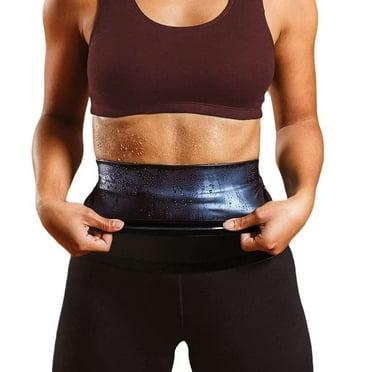 Lilvigor Waist Trainer Trimmer Sweat Belt Band for Women Lower Belly Fat Sauna Slimming Belt Suit Workout