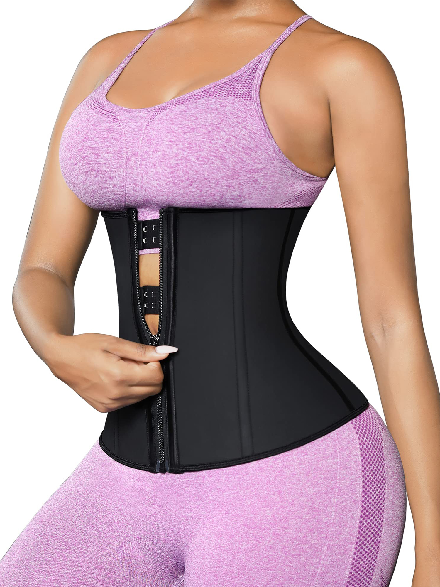 Patterned Latex Waist Trainer Stars Medium