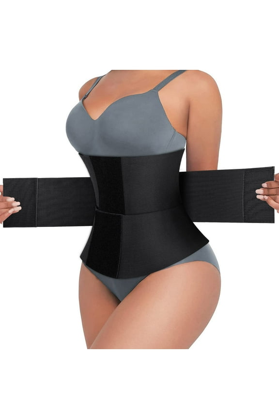 Waist Trimmer Trainer Belt for Women, Sport Sweat Workout Body Shaper Postpartum Recovery Tummy Control Sauna Shaping Band