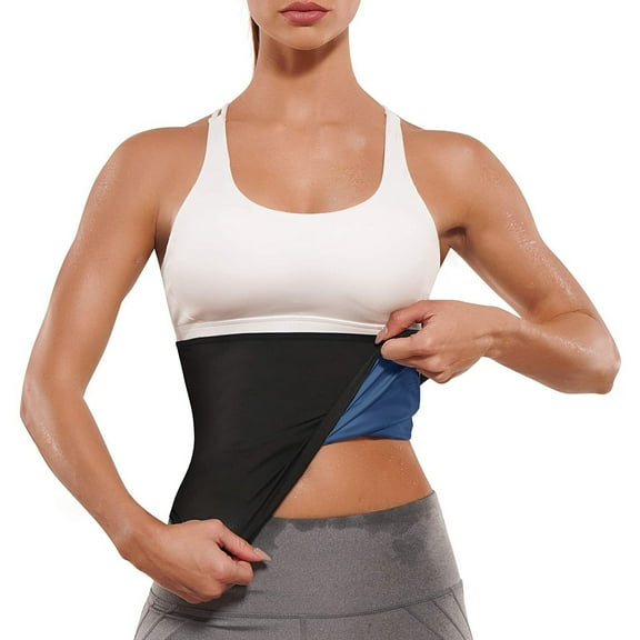 Lilvigor Waist Trimmer for Women Weight Loss Sauna Waist Trainer Slimming Sweat Belt Workout Stomach Shaper