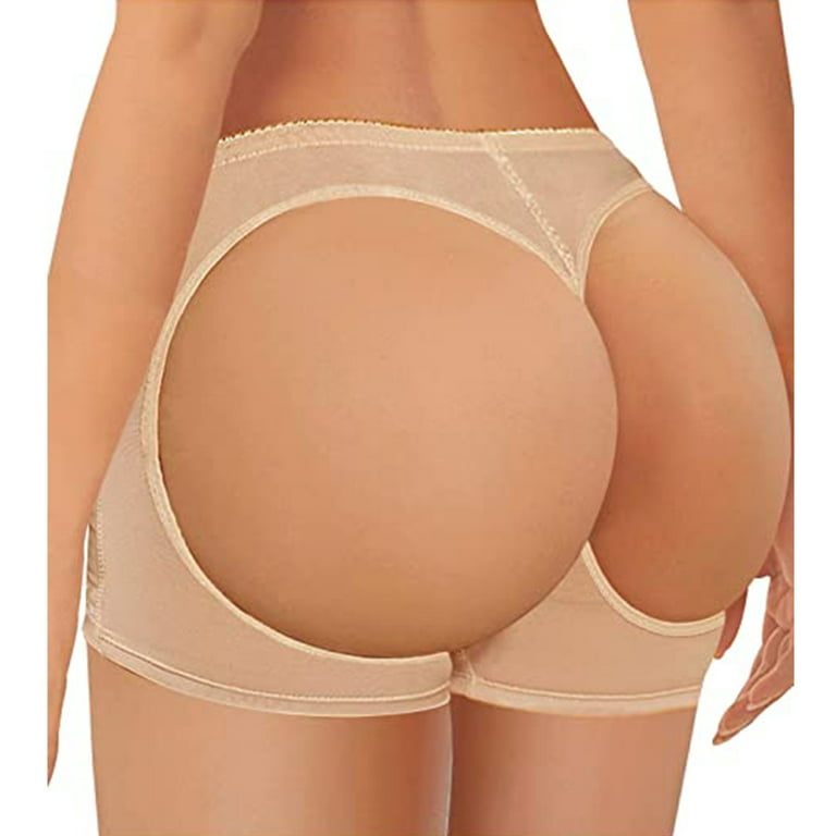 Sexy Woman Soft Booty, Panties. Back Of A Slim Woman Wearing