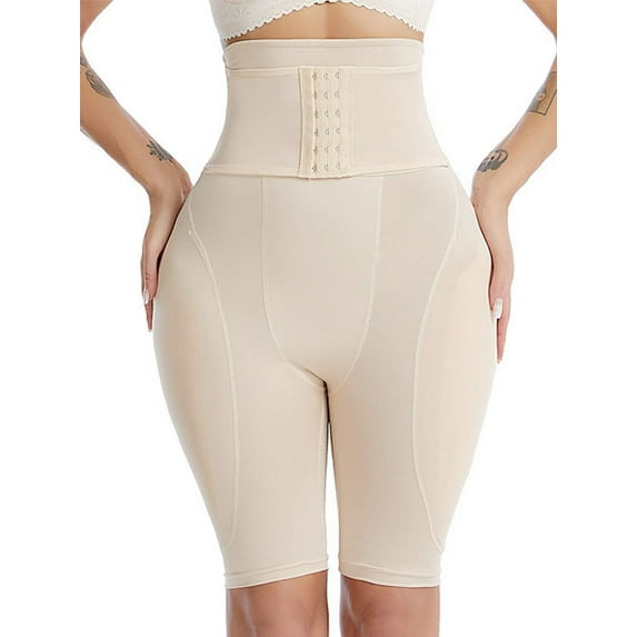Lilvigor Women High Waist Tummy Control Butt Lifter Shapewear Hip Padded Enhancer Body Shaper Panties Booty Lifter Waist Trainer Panty
