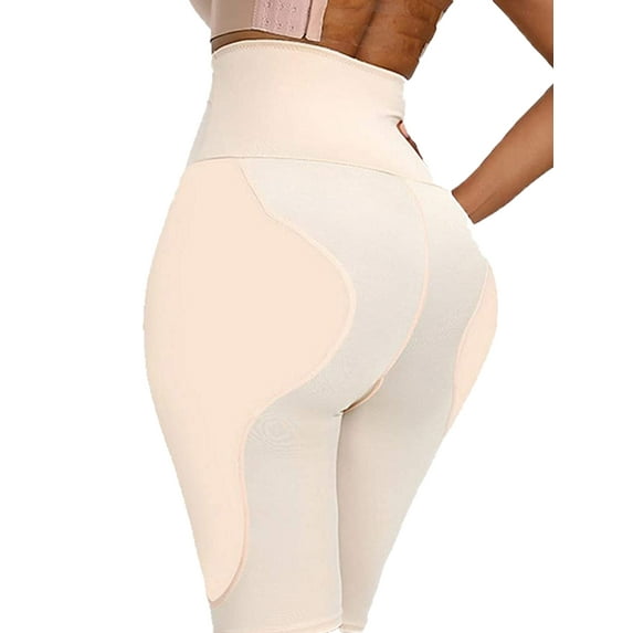 Lilvigor Women High Waist Tummy Control Panties Slimming Shapewear Padded Hip Enchancer Butt Lifter Thigh Underwear Suitable for Outdoor Parties