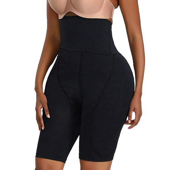 Lilvigor Women High Waist Tummy Control Panties Slimming Shapewear Padded Hip Enchancer Butt Lifter Thigh Underwear Suitable for Outdoor Parties