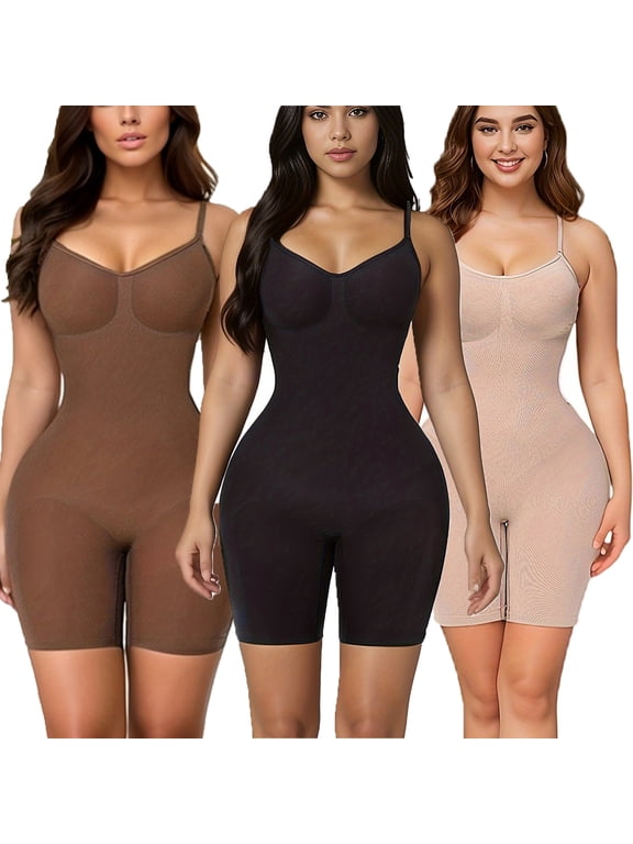 Women Tummy Control Shaper Seamless Butt Lifter Thigh Slimmer Body Shaper Shapewear Bodysuit