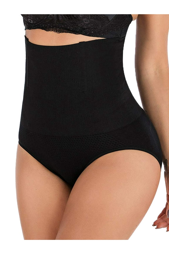 Women Waist Trainer Tummy Control Panties Body Shaper High Waisted Shapewear Briefs Butt Lifter Slimming Corset Seamless Shorts -Steel Bone