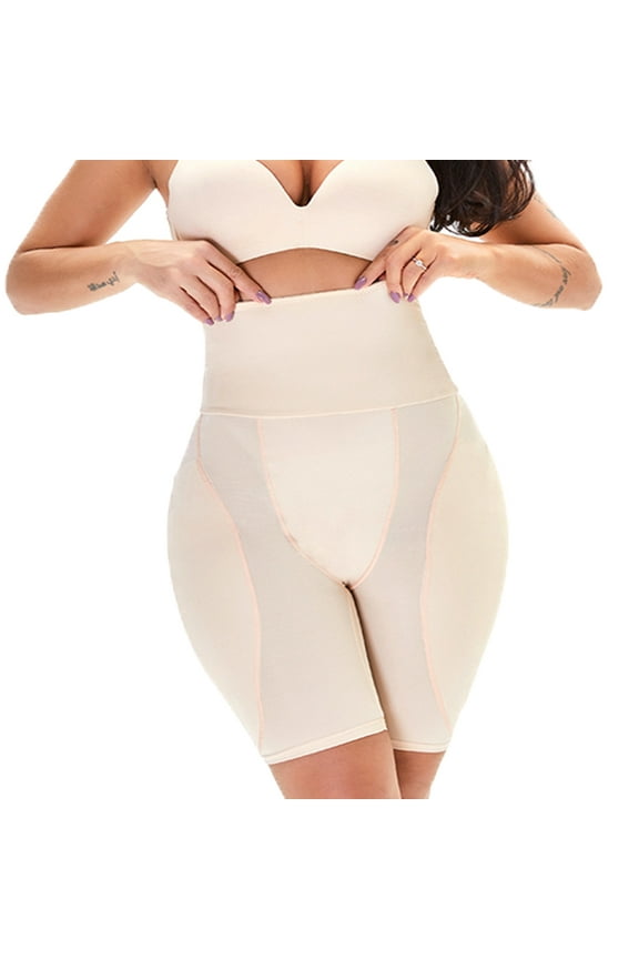 Women's Butt Lifter Tummy Control Panties High Waist Hip Padded Panty Body Shaper Thigh Slimmer Shapewear