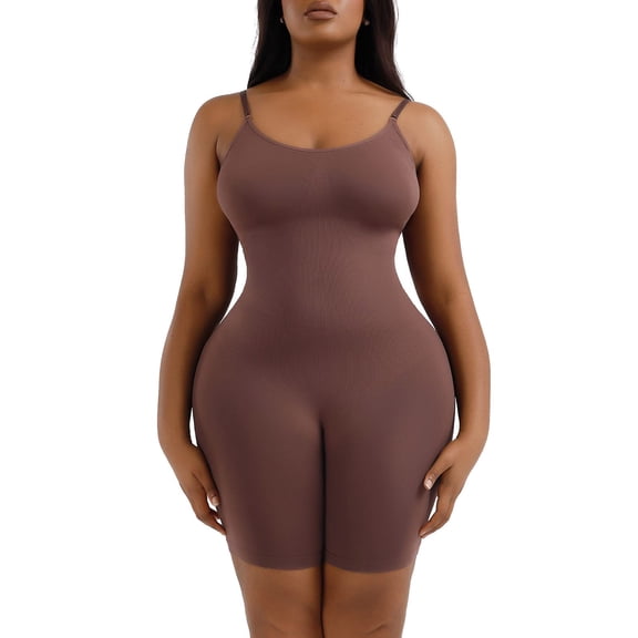 Lilvigor Women's Seamless Shapewear Tummy Control Body Shaper Comfortable for Women Under Dress Thigh Slimmer Bodysuit Girdle