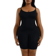 FOCUSSEXY Women's Dress Shapewear Under Dresses Cami Silp Dress for Women Tummy  Control Body Shaper Undergarments Slimming Body Briefer Bodysuit Shaper 