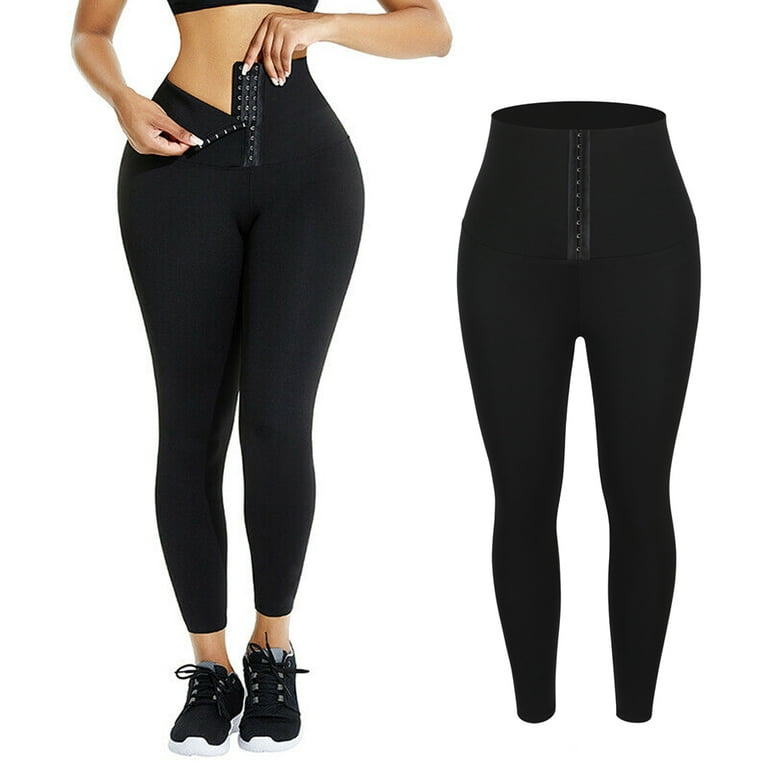 Lilvigor Women's Tummy Control Fitness Corset Adjustable Gym Workout  Running Leggings High Waist Yoga Pants
