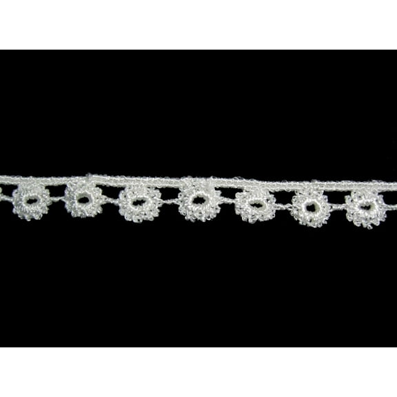 Lily 0.5" Ivory Dainty Floral Crafts Bridal Accessory Venice Lace Trim By Yard