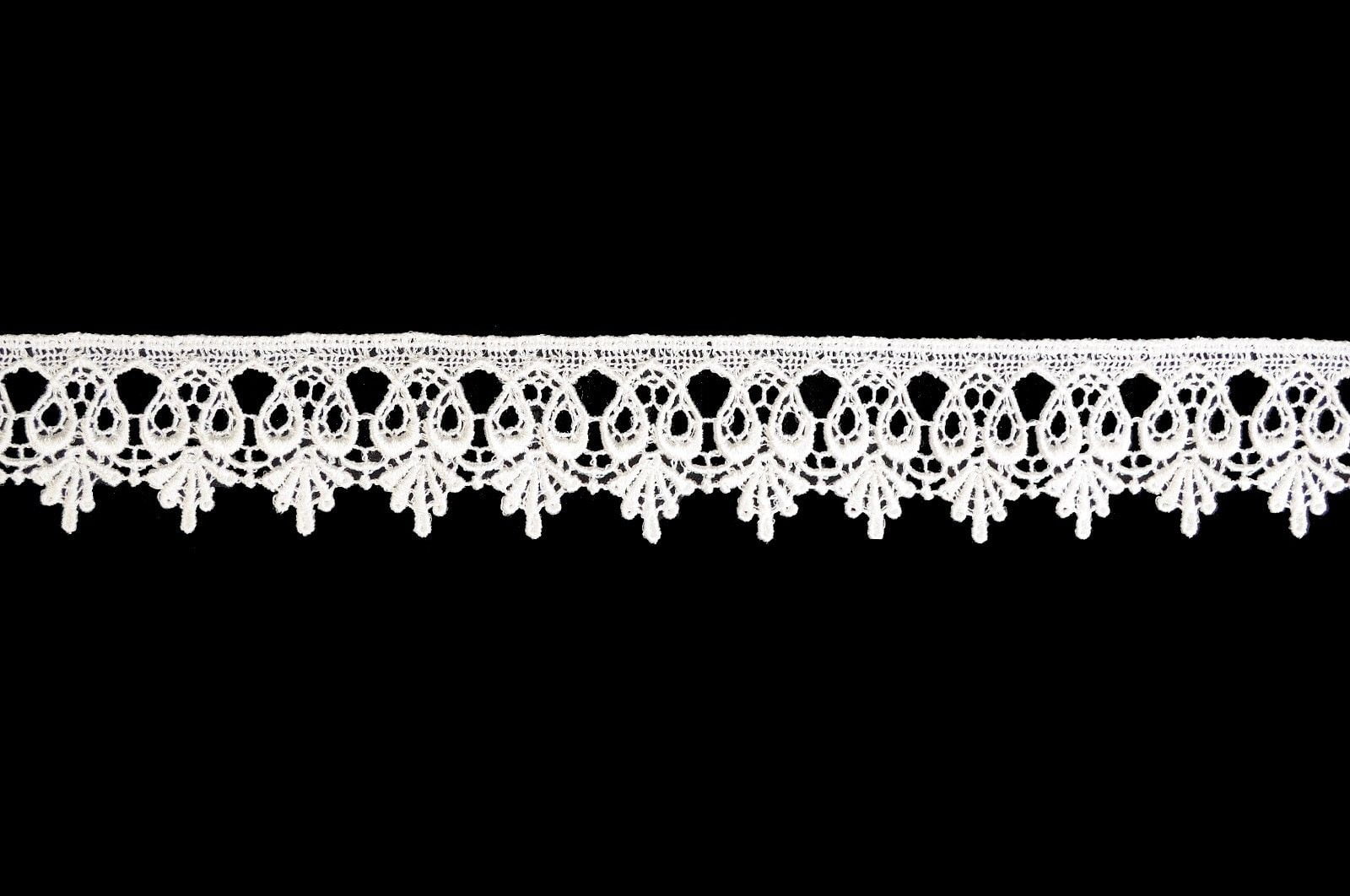 Lily 1.75" White Venise Lace Trim Sewing Notions Embellishments Craft by Yard