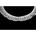 thumbnail image 1 of Lily 1" White Ruffled Gathered Raschel Lace Trim Sewing Notion DIY Wholesale Lot, 1 of 1
