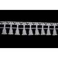 thumbnail image 1 of Lily 2.25 inches White Tassels Design Beautiful Fine Venice Lace Trim By Yardage, 1 of 1