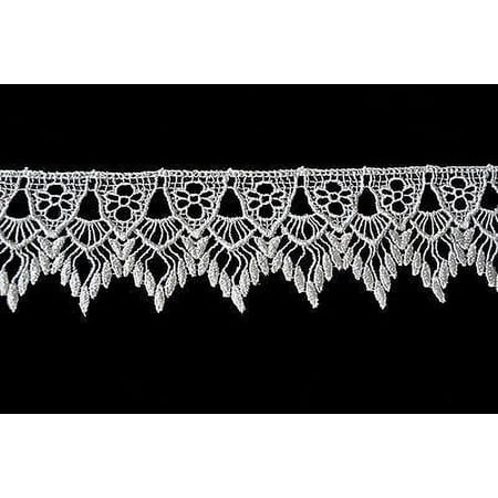Lily 2" Ivory Venice Guipure Lace Trim DIY sewing notions crafts By Yard