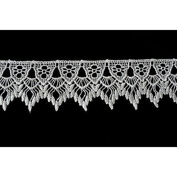 Lily 2" Ivory Venice Guipure Lace Trim DIY sewing notions crafts By Yard
