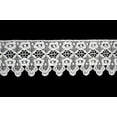 thumbnail image 1 of Lily 3 inches White and Ivory Floral Venice Lace Trim By Yard, 1 of 7