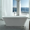 thumbnail image 1 of Lily 59 Inch Acrylic Double Ended Freestanding Tub, 1 of 2