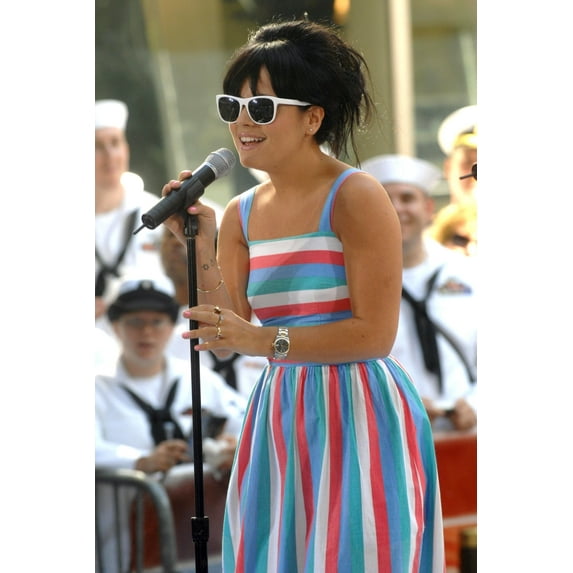Lily Allen On Stage For The Nbc Today Show Concert With Blondie And Lily Allen Rockefeller Center New York Ny May