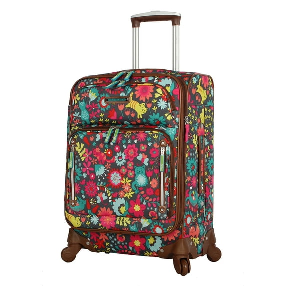 Lily Bloom Adult Playful Garden Spinner Carry On Luggage and Luggage Set