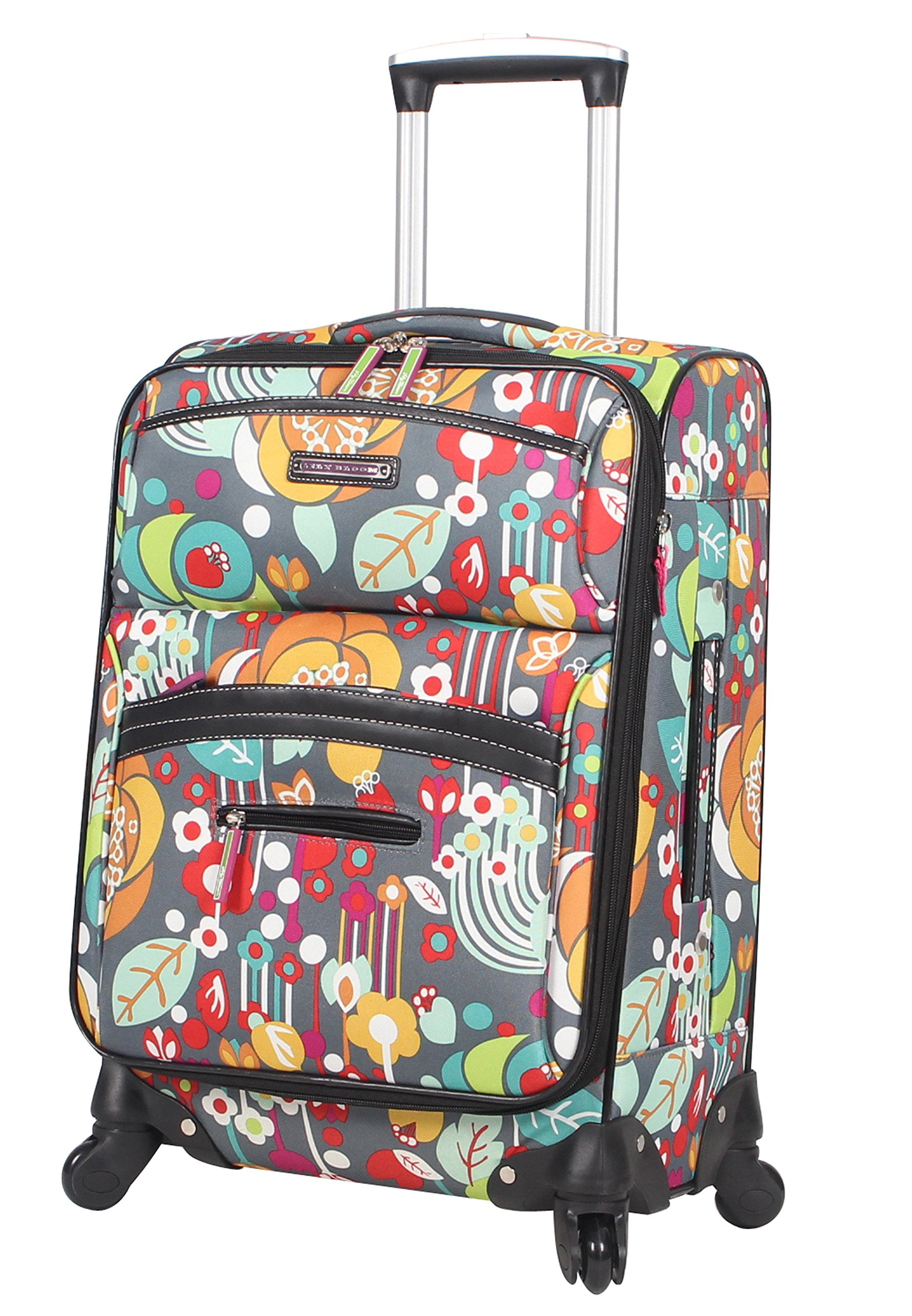 Lily Bloom 20 Adult Softside Spinner Carry On Expandable Luggage Bliss Walmart