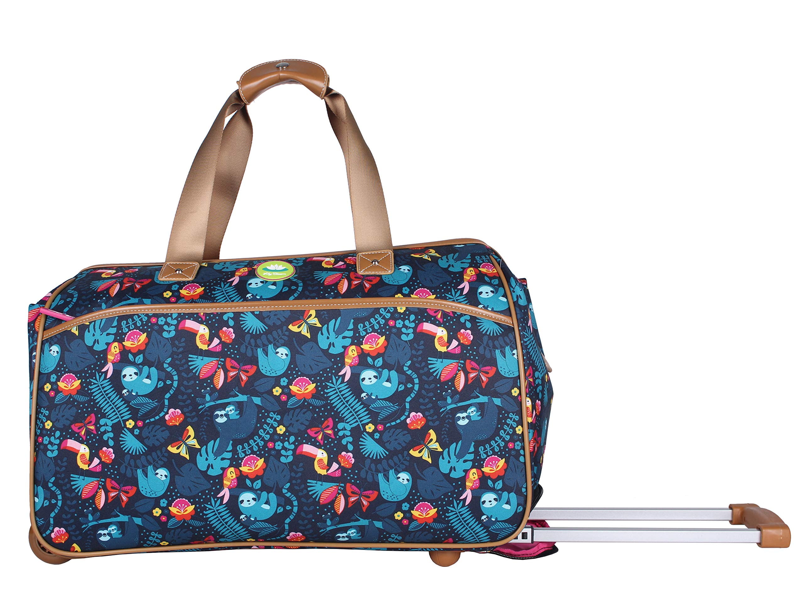 Lily Bloom Women's 22" Wheeled Duffel Bag, Navy