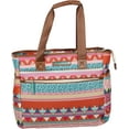 thumbnail image 1 of Lily Bloom Women's Recycled Fabric Floral Satchel Handbag, Multi-Color, 1 of 4