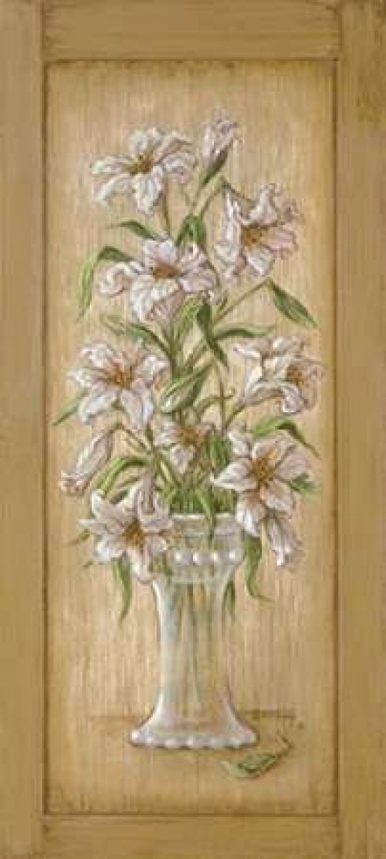 Lily Cupboard Canvas Art - Janet Kruskamp (24 x 48)