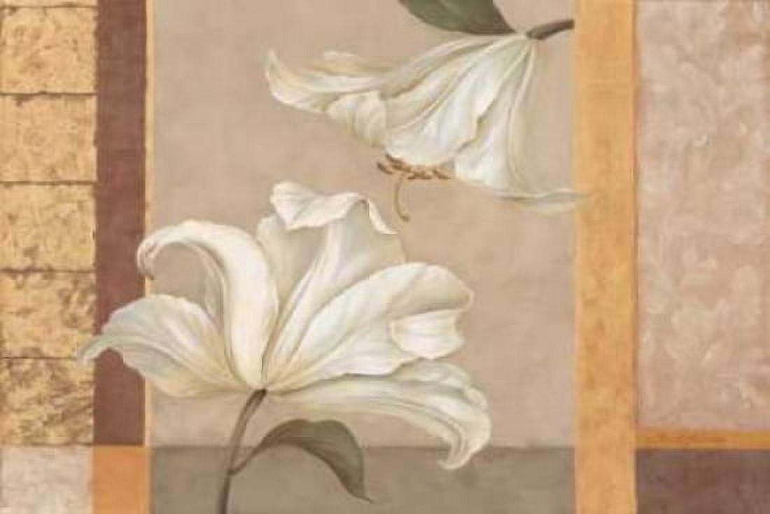 Lily Duet Canvas Art - Pamela Gladding (12 x 18)