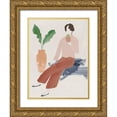 thumbnail image 1 of Lily K 19x24 Gold Ornate Wood Framed with Double Matting Museum Art Print Titled - Plant Lady I, 1 of 4