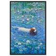 thumbnail image 1 of Lily Lagoon III Canvas Modern Classic Art by Art Remedy, Black Frame, 16 x 24, 1 of 7