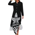 thumbnail image 1 of Lily Long Sleeved Shirt Dress elegant guest wedding dress women clothing new arrivals Women's dress prom dresses, 1 of 6