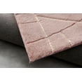 thumbnail image 1 of Lily Luxury Chinchilla Faux Fur Abstract Gilded Rectangular Area Rug, 1 of 3