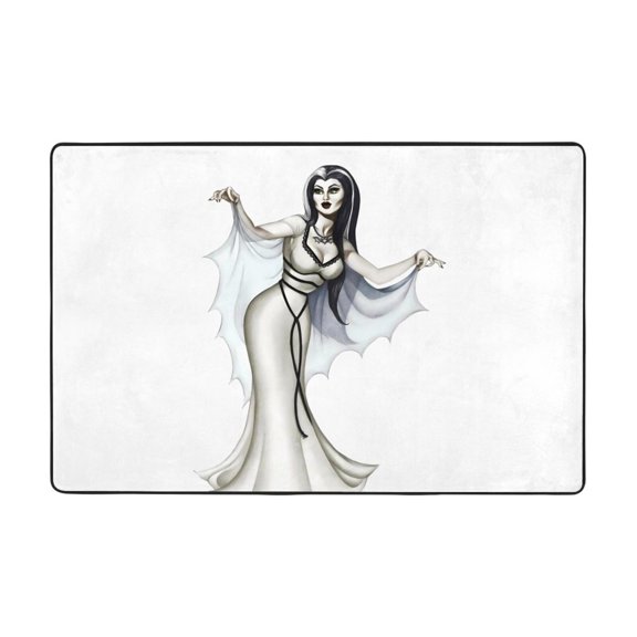 Lily Munster Doormat Bath Mats, Soft and Absorbent Bath Rugs, Non-Slip Shower Carpet for Bathroom Floor, Tub and Shower, Living Room, Yoga 36"X24"
