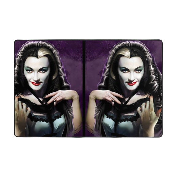 Lily Munster Doormat Bath Mats, Soft and Absorbent Bath Rugs, Non-Slip Shower Carpet for Bathroom Floor, Tub and Shower, Living Room, Yoga 36"X24"