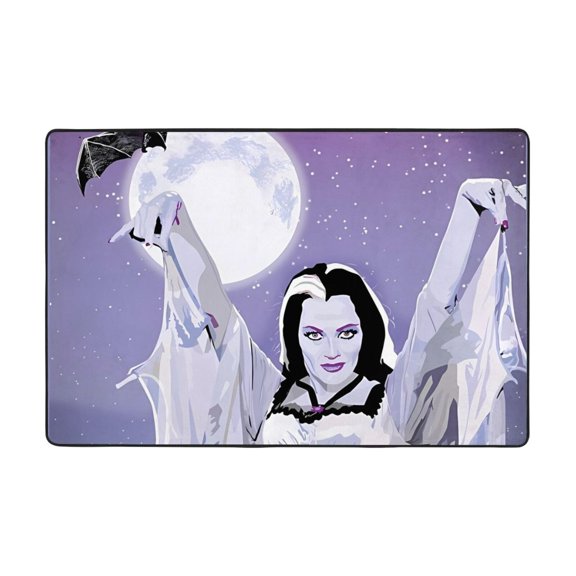 Lily Munster Doormat Bath Mats, Soft and Absorbent Bath Rugs, Non-Slip Shower Carpet for Bathroom Floor, Tub and Shower, Living Room, Yoga 36"X24"