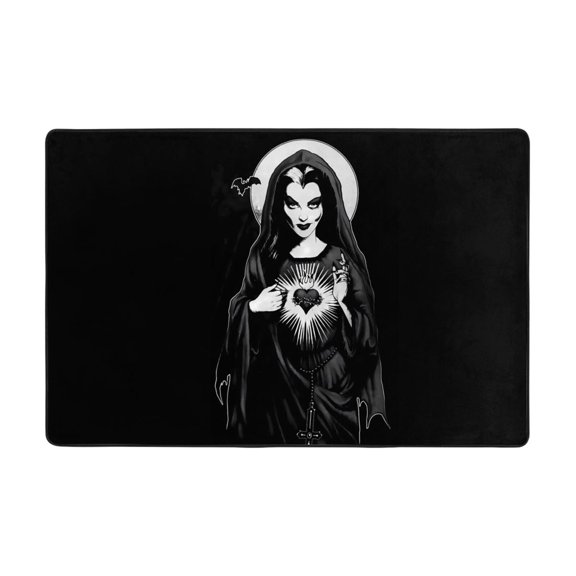 Lily Munster Doormat Bath Mats, Soft and Absorbent Bath Rugs, Non-Slip Shower Carpet for Bathroom Floor, Tub and Shower, Living Room, Yoga 36"X24"