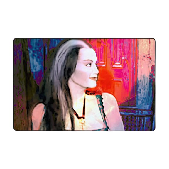 Lily Munster Doormat Bath Mats, Soft and Absorbent Bath Rugs, Non-Slip Shower Carpet for Bathroom Floor, Tub and Shower, Living Room, Yoga 36"X24"