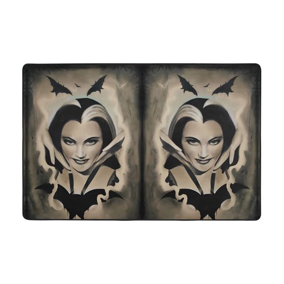 Lily Munster Doormat Bath Mats, Soft and Absorbent Bath Rugs, Non-Slip Shower Carpet for Bathroom Floor, Tub and Shower, Living Room, Yoga 36"X24"