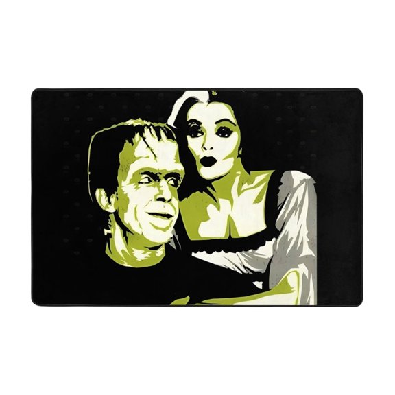 Lily Munster Doormat Bath Mats, Soft and Absorbent Bath Rugs, Non-Slip Shower Carpet for Bathroom Floor, Tub and Shower, Living Room, Yoga 36"X24"