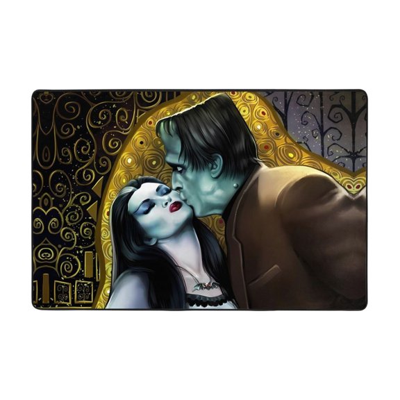 Lily Munster Bath Mats, Soft And Absorbent Bath Rugs, Non-Slip Shower Carpet, Soft Shower Rugs For Bathroom Floor, Tub And Shower 72"X48"