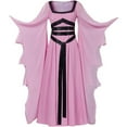 thumbnail image 1 of Lily Munster Costume Pink Dress Gothic Vampire Bride Dress for Women, 1 of 7