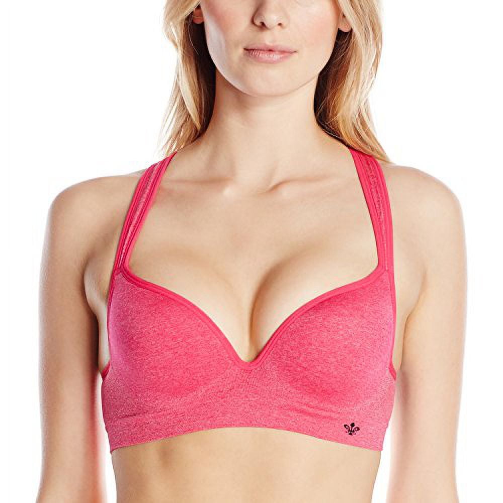 Lily of France Energy Boost Medium Control Plunge Sports Bra 