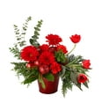 thumbnail image 1 of Lily Of The Valley Flowers & More Delightful Red Dream Christmas Arrangement, 1 of 4